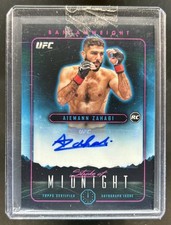 2024 Topps Midnight UFC Aiemann Zahabi Stroke of Auto RC Rookie #SMA-AZI