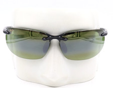 New Maui Jim BANYANS ASIAN FIT Black Sunglasses HT412N-02 / MJ0412SA-003 249