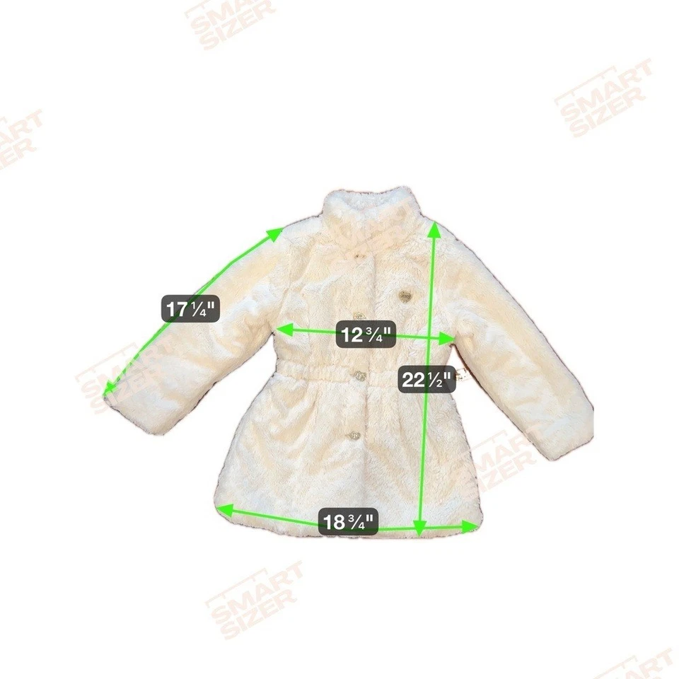 Chaqueta Juicy Couture Niños Talla 6 Off-White Imitación Piel Cintura Elástica Acogedora Moda Foto 2 de 4