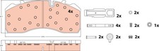 Image of BRAKE PAD SET, DISC BRAKE GDB5072