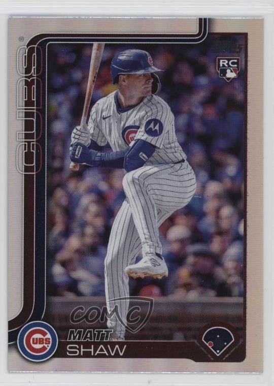 2025 Topps Update Rainbow Foil Matt Shaw #US200 1f9f