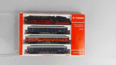 FLEISCHMANN 781004 - F-ZUG GAMBRINUS DER DB, EPOCHE II - MASSSTAB 1:160