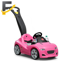Whisper Ride Cruiser Pink Toddler Push Car and Ride on for Toddlers