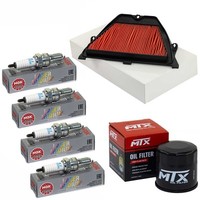 Wartung ÖLfilter Luftfilter ZüNdkerzen Set FüR Honda CBR 600 RR PC37 2005-2006