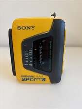 VINTAGE Sony Sports Walkman WM-BF59 AM/FM Radio Cassette Player Tape  See Desc 