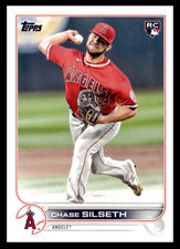 2022 Topps Update Chase Silseth #US192 Los Angeles Angels MLB Baseball Rookie RC