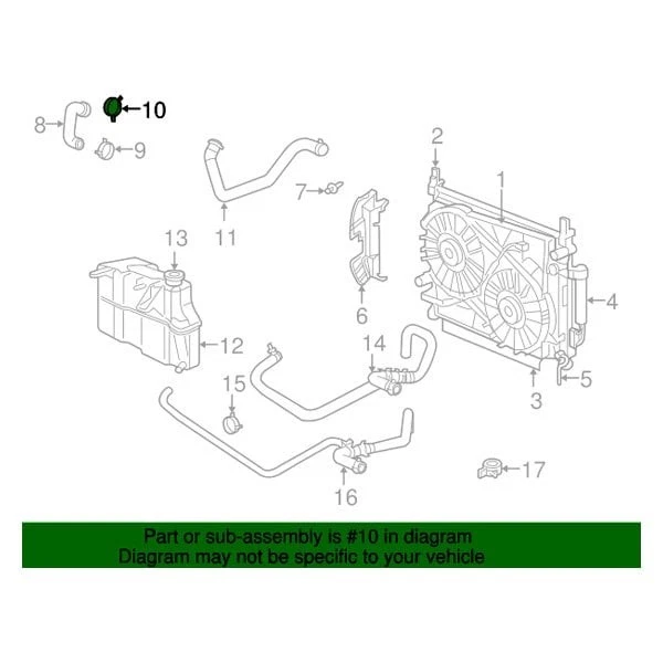For Dodge Charger 2017-2019 Mopar Hose Clamp Foto 3 de 3