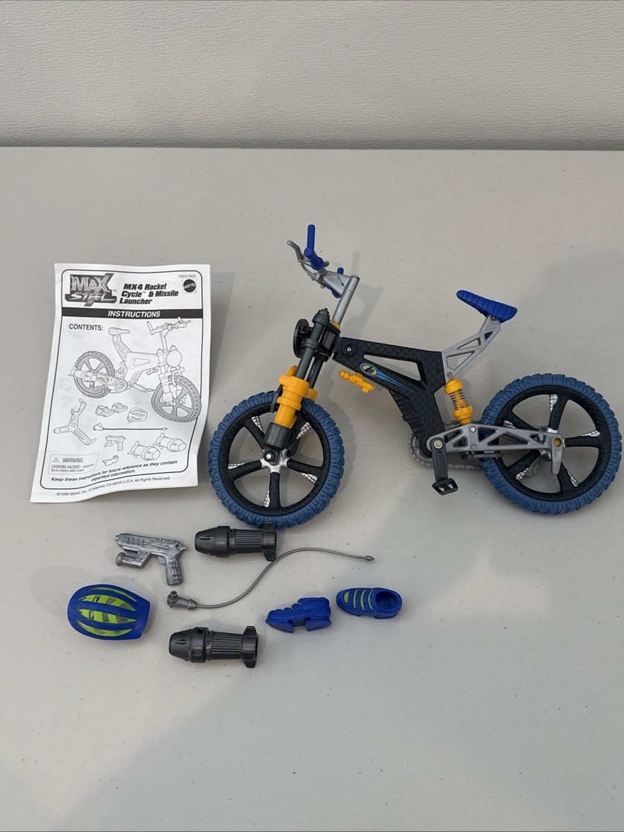 メタルマックス４ Buy Mattel Max Steel Mx4 Rocket Cycle Missile Launcher Bicycle