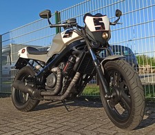 V2 -Custombike "FLAT TRACKER", HONDA 650, erst 30 Tkm, Fahrbereit mit TÜV, OLDIE