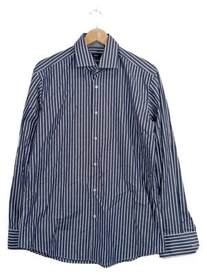 Hugo Boss Chemise Habillée Homme Bleu Rayé Business (EU 42, INT XL) - Photo 1/4