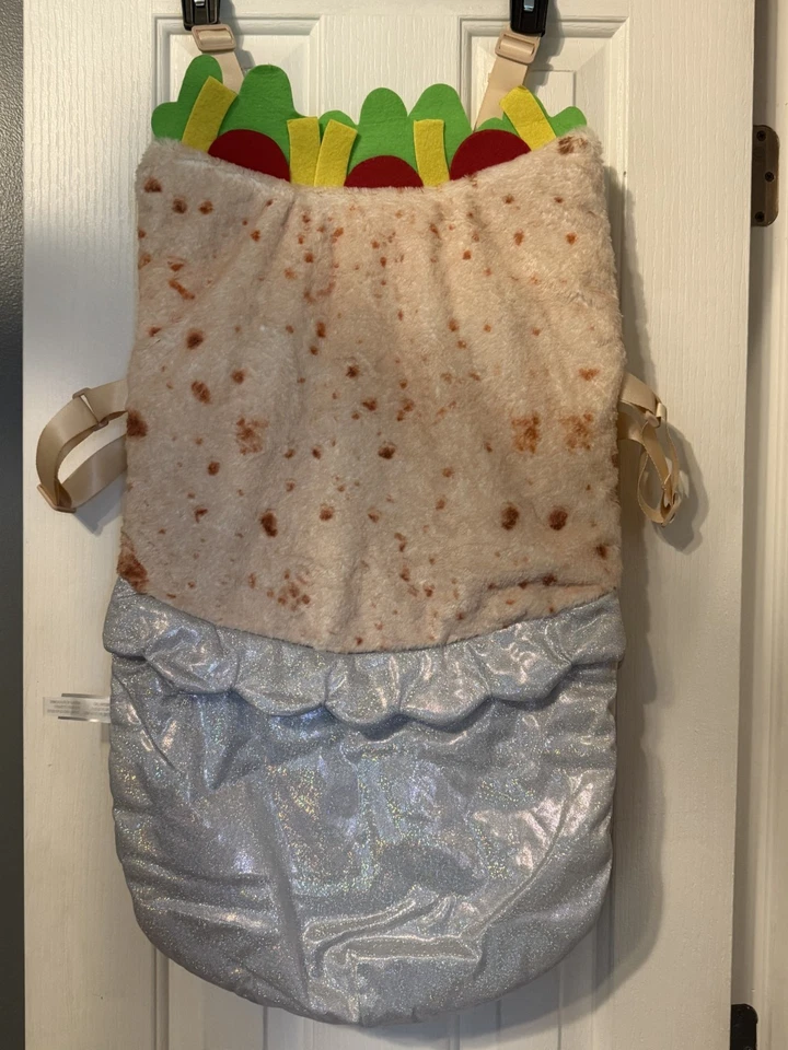 Disfraz Justice Neato Burrito Peluche Brillo Niños Talla Única Se Ajusta a la Más NUEVO con Etiqueta Foto 2 de 3