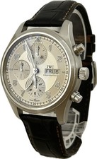 IWC Pilot's Watch Spitfire IW371702 Cronografo Orologio Uomo Ottimo A5963