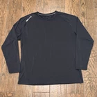 Peter Millar Mens Aurora Performance Dark Blue Longsleeve Crew T Shirt Size. XL