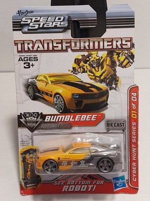 Hasbro Transformers Speed Stars Bumblebee Diecast Cyber Hunt Series 01... B14