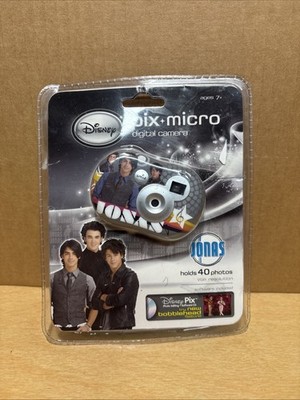 Disney Jonas Brothers Pix Micro Digital Mini Camera 2009 Collectible New Sealed