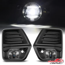 Fit 2023-2025 Chevy Colorado Bumper LED Fog Lights Replacement Pair w/Bulbs