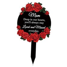 Cemetery Memorial Grave Decorations Metal Garden Stake Graves Cemetery