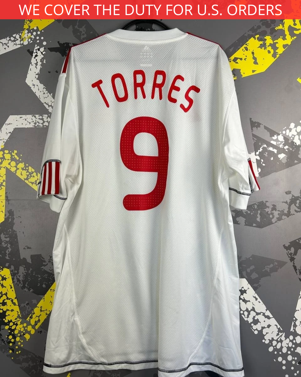 08-09★Liverpool★adidas★サッカーユニフォーム★Torres 2008/09 Torres #9 Liverpool adidas Third Football Shirt (L