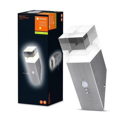 Ledvance Außenleuchte Endura Style Crystal Torch Stahl IP44 4,9W warmweiß Sensor