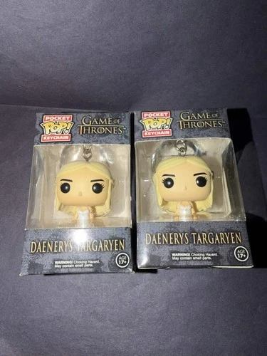 Funko Pop Pocket Keychain Game of Thrones Daenerys Targaryen Lot of 2 NIB