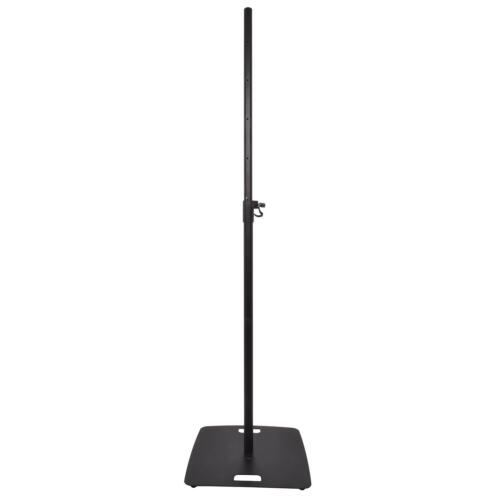 QTX Speaker Stand with Square Base Black Speaker Lighting Stand, Metal Heavy Dut - Picture 1 of 4