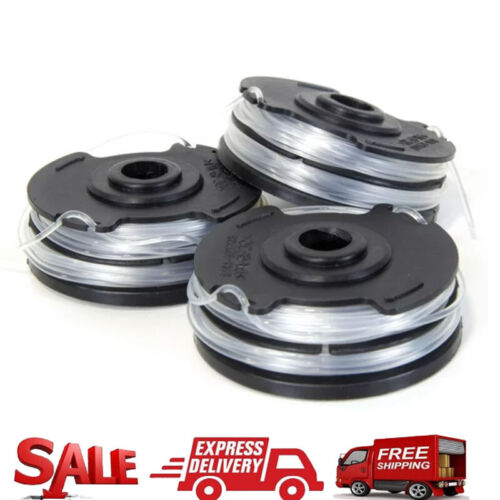String Trimmer Replacement Spool with 30 Feet of .065 Line 3-Pack Trimmer Line