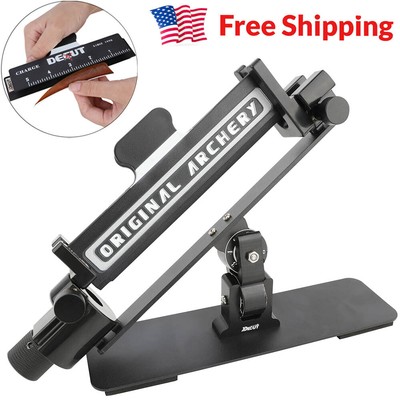 DECUT Archery Fletching Jig Stick Feather Fletches Adjustable Arrow Tool