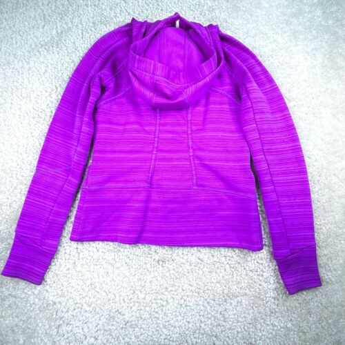 Athleta Strength Hoodie Purple Zip Up Womens Small - Picture 2 of 7