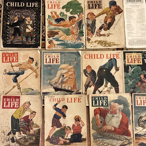 Lot of 15 Child's Life Magazine 1941-1942 - Picture 2 of 18