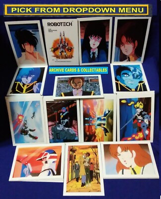 Vintage 1985 FTCC Robotech: The Macross Saga Trading cards You-Pick-1