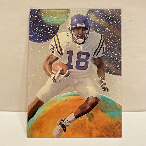 1998 E-X2001 Randy Moss Star Date ERROR No Name Front Rookie Card#1 NM/Mint