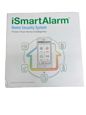 NEW iSmartAlarm iSA3 Preferred Package Home Security System, White