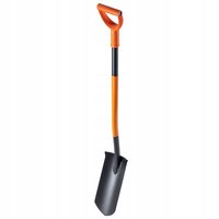 Kadax Drainierspaten, Drainagespaten Mit D-Griff, Schaufel Aus Stahl, 121 Cm