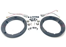 Acura Honda Door Mounting Ring Spacer Adapter for 6.5 Speakers w Speaker Harness