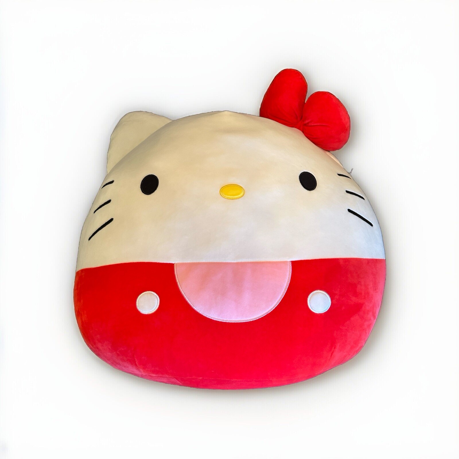 Squishmallow Jumbo 20 inch Hello Kitty Original Official Sanrio Plush Red Bow
