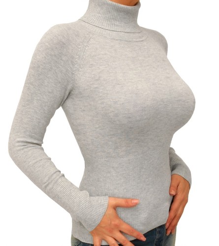 Neu Polo Ausschnitt anhängiger Pullover - langärmelig - Bild 3 von 22