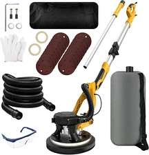 1250W Drywall Sander, 11.5A Electric Drywall Sander with Vacuum Dust Collection,