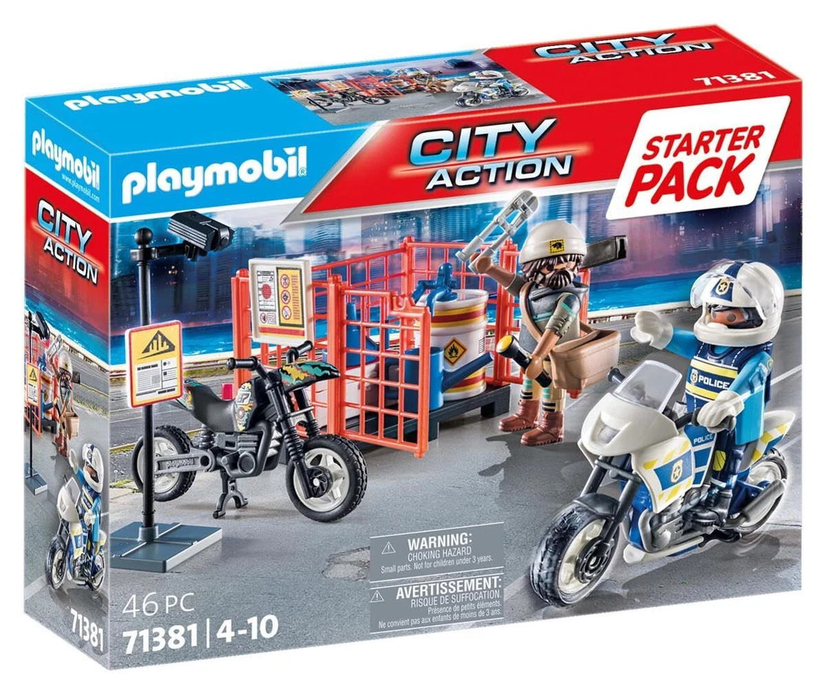 Playmobil 71381 City Action Police Starter Pack, Police Gifting