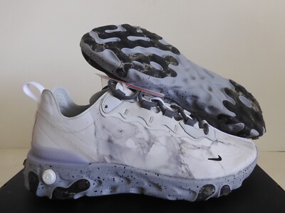 Nike React Element 55 / KL Kendrick Lamar Pure Platinum-Grey Sz 7 [CJ3312-001]