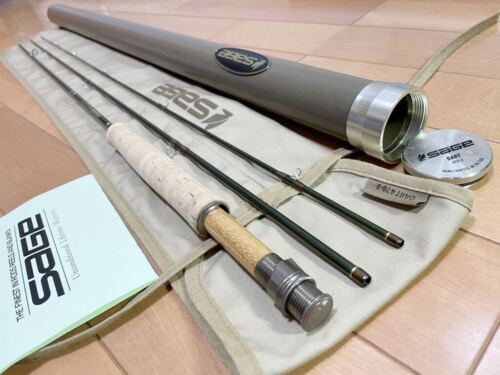 BUY IT NOW! RARE SAGE Sage DART 476-3 7'6 #4 3 PIECE GOOD! Pack rod free packagi - Picture 1 of 9
