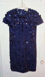 michael michael kors floral appliqué lace dress