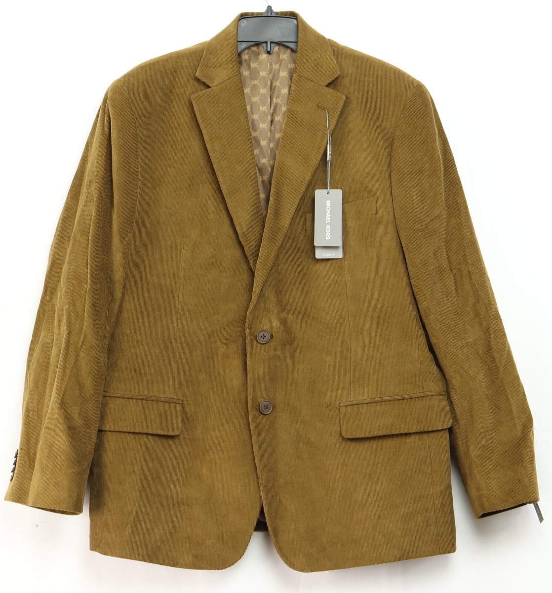 ジャケット・アウター corduroy and pile tailored jacket New Mens Michael Kors Modern Fit Vicuna Corduroy Sport Coat