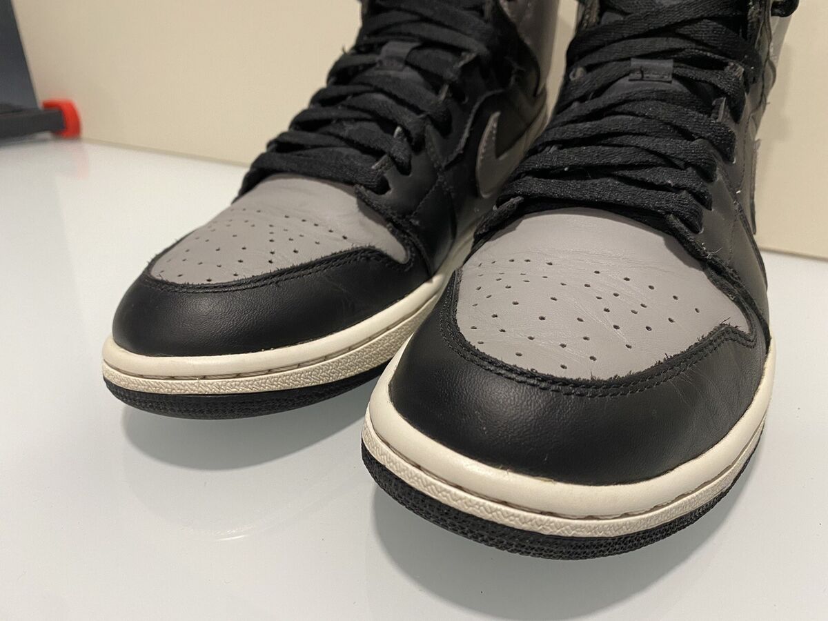 Nike Air Jordan 1 Retro High OG Shadow 2013 Black Soft Grey Nike Air Jordan 1 Retro High OG Shadow 2013 Black Soft Grey