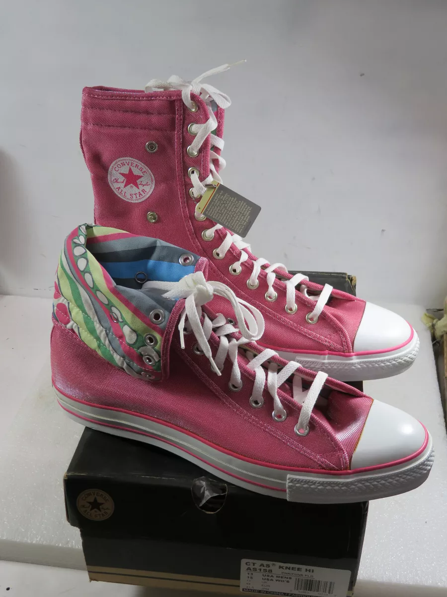 Rare NIB Men s Converse Chuck Taylor All Star knee hi pink funk