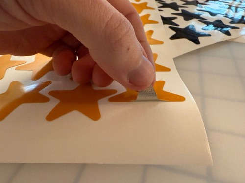 32 Reflective 1.5" ELG Stars (10 Different Colors) Cargo Bike Safety Stickers - Picture 8 of 14