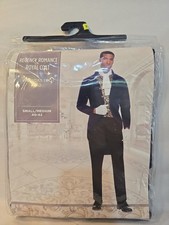 Regency Romance Royal Coat Small/Medium 40-42 Costume Accessory Navy Blue Dress