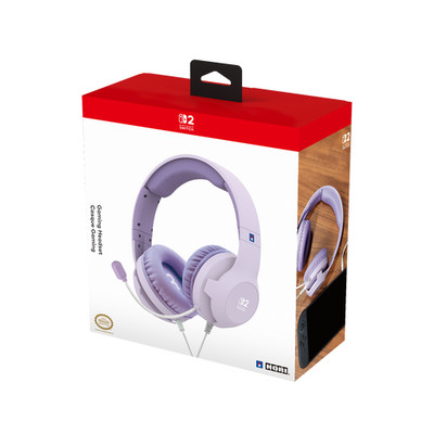 Hori Gaming Headset for Nintendo Switch 2 - Cozy Lavender