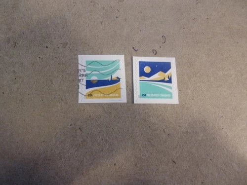 USA Used, 2025 Issue, Scott #5958-59, American Vistas (Set of 2)