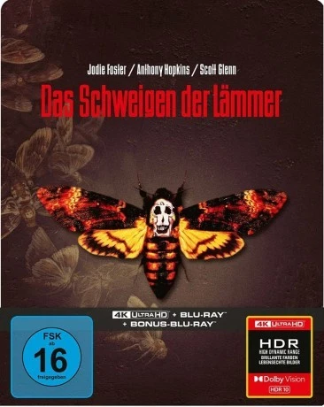 Das Schweigen der Lämmer - 4K Ultra HD + Blu-ray Steelbook # UHD+BD-NEU - Bild 2 von 3