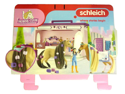 SCHLEICH HORSE CLUB SOFIA`S BEAUTIES WERBE AUFSTELLER PROMO DISPLAY TEASER SIGN